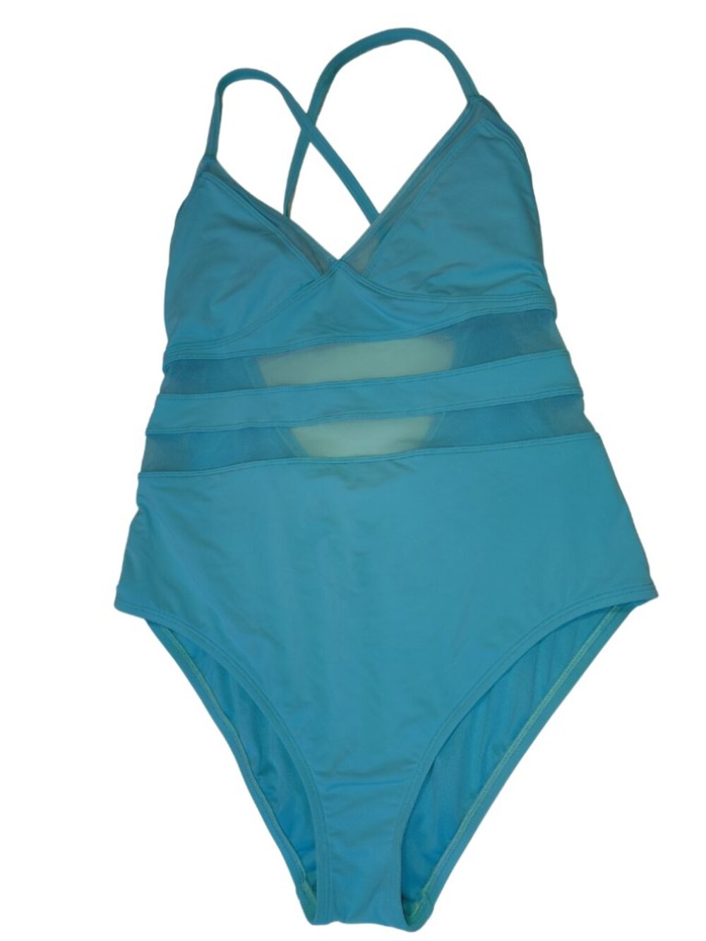 Bleu Rod Beattie Swimsuit Size 12 Don't Mesh With Me One Piece